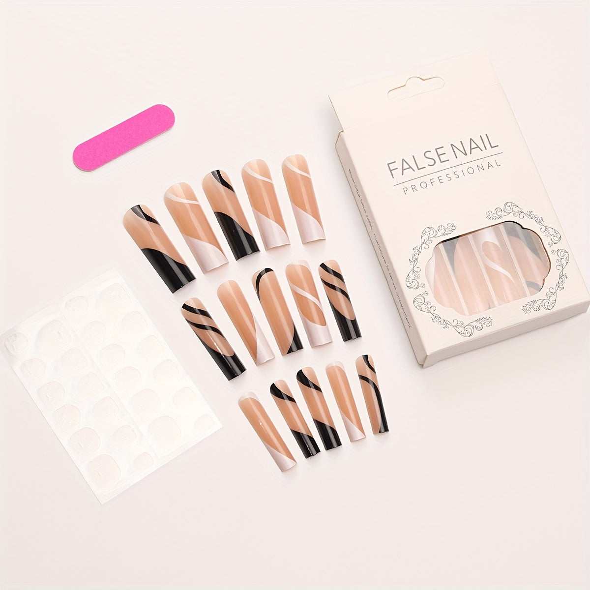 {24pcs} Super Long Press-on Nail Pieces
