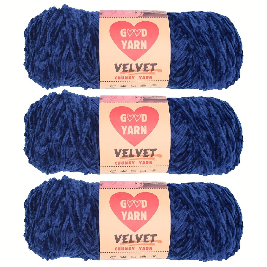 600g Big Chenille Velvet Yarn