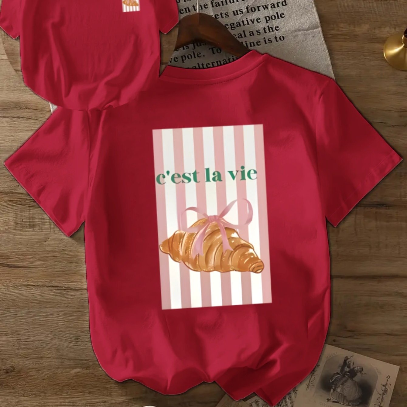 Casual Short Sleeve Crew Neck T-Shirt