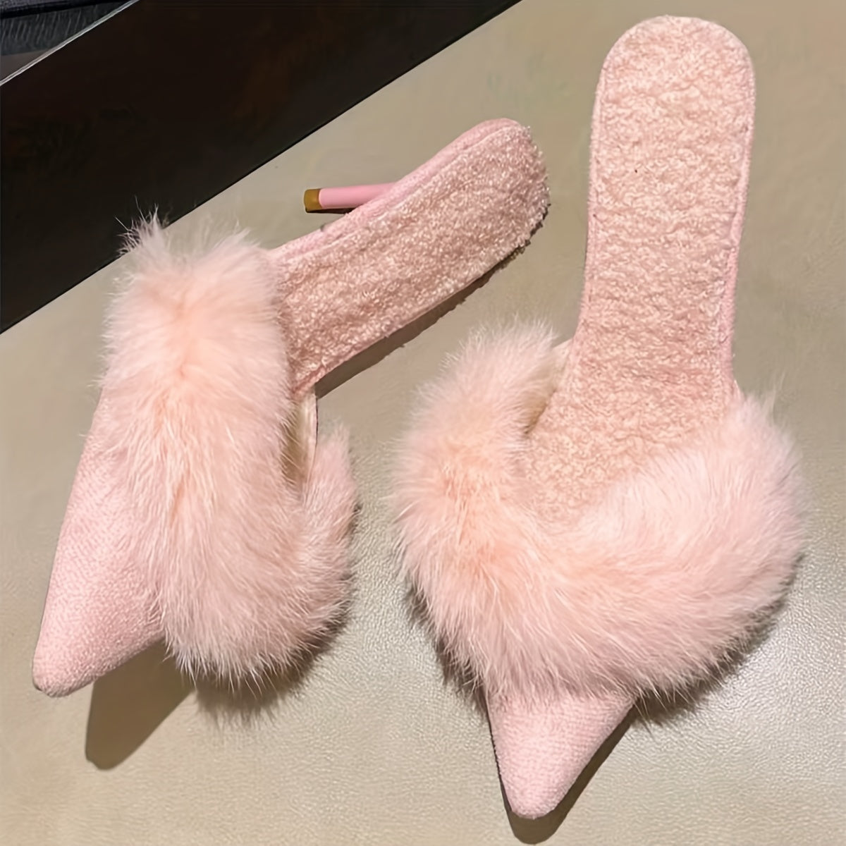 High-Heel Slippers