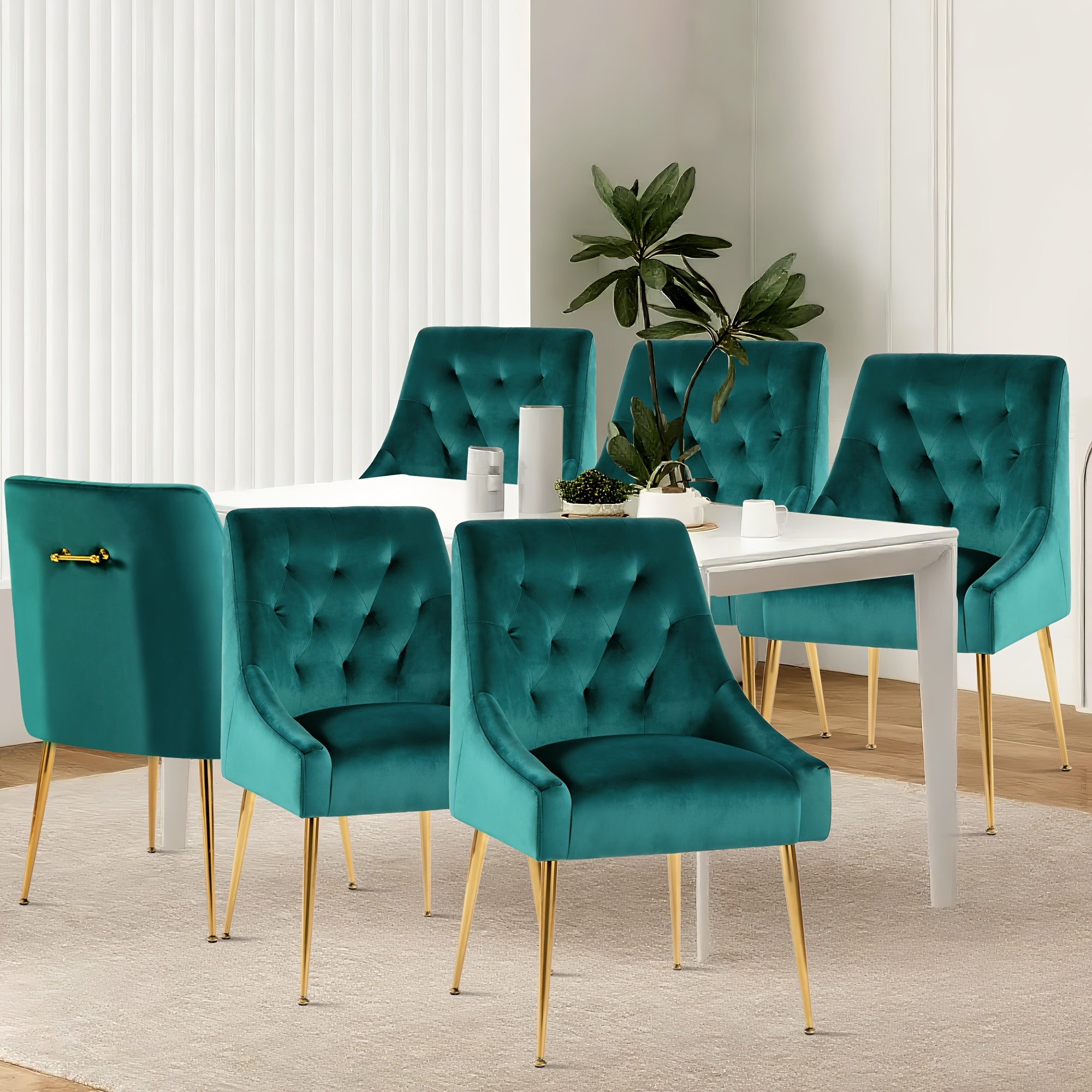 Velvet Dining Chairs Set Of 6