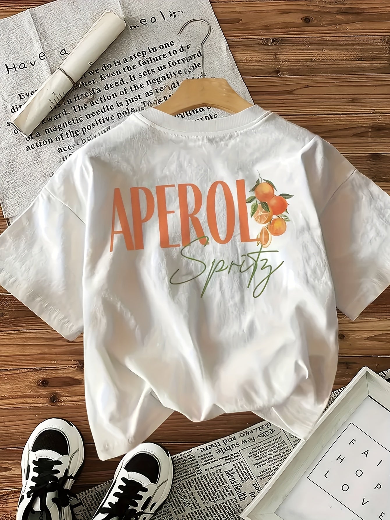 Aperol Spritz Print T-Shirt