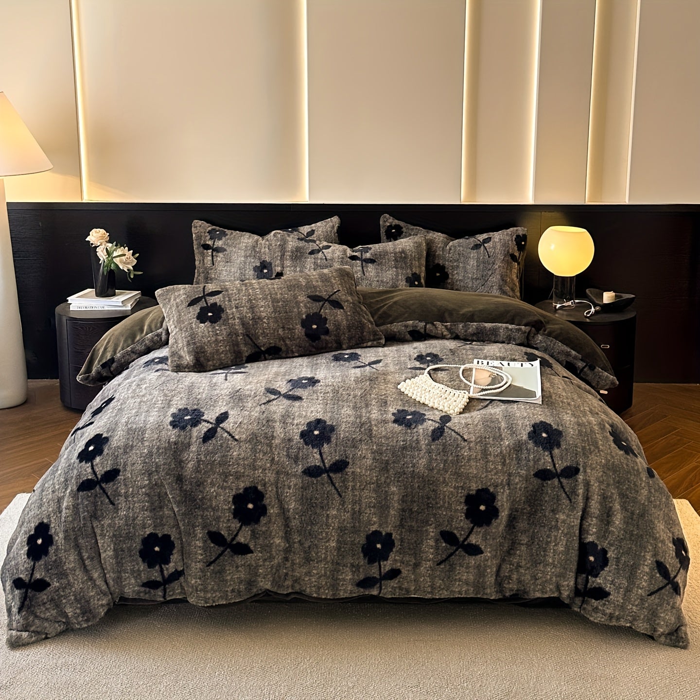 {3/4pcs} Leopard Print Duvet Cover and Bed Sheets