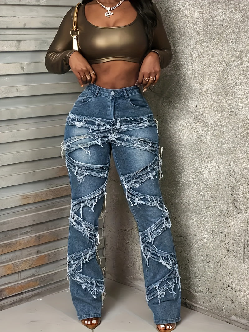 Raw Edge Jeans