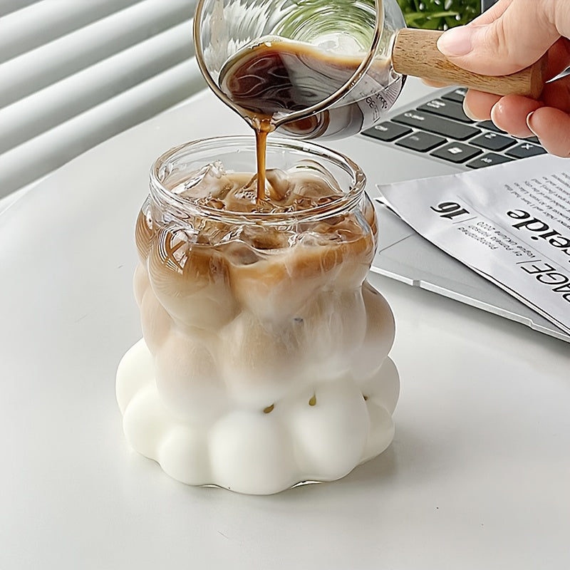 {4pcs} Grape Shape Cute Drinking Glasses with straw and straw brush