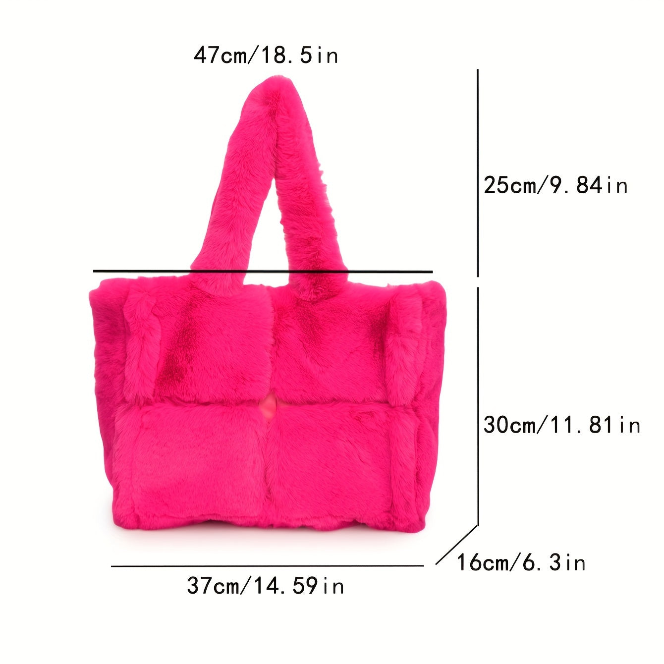 Faux Fur Shoulder Bag