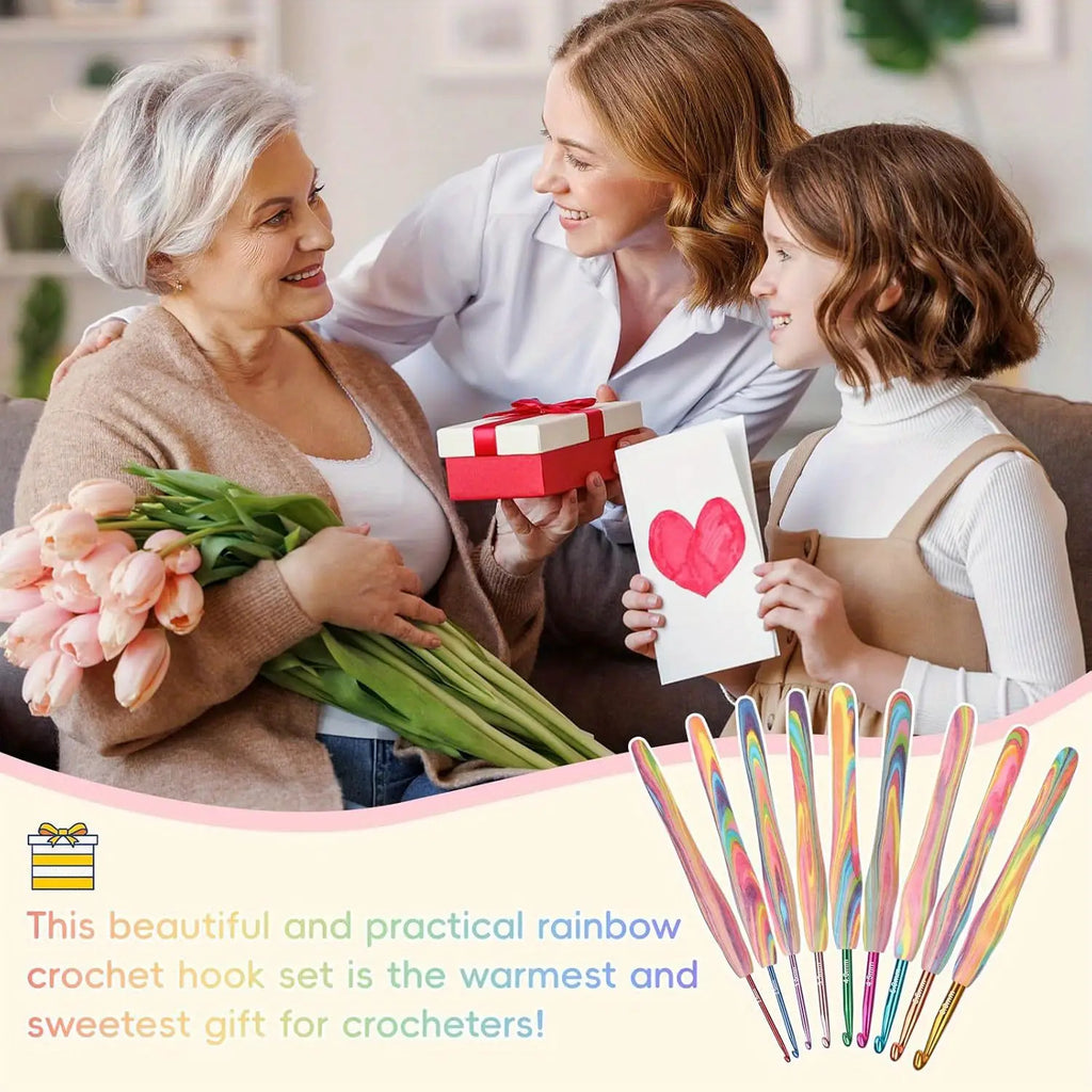 Rainbow Crochet Set