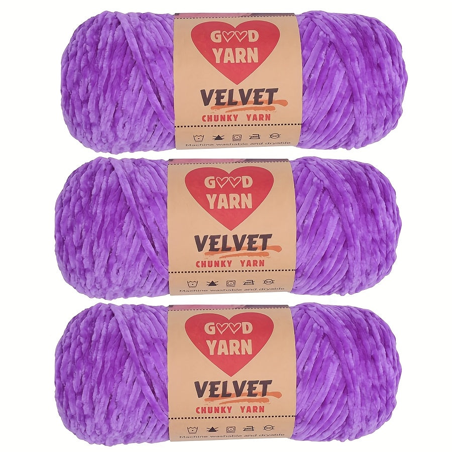 600g Big Chenille Velvet Yarn