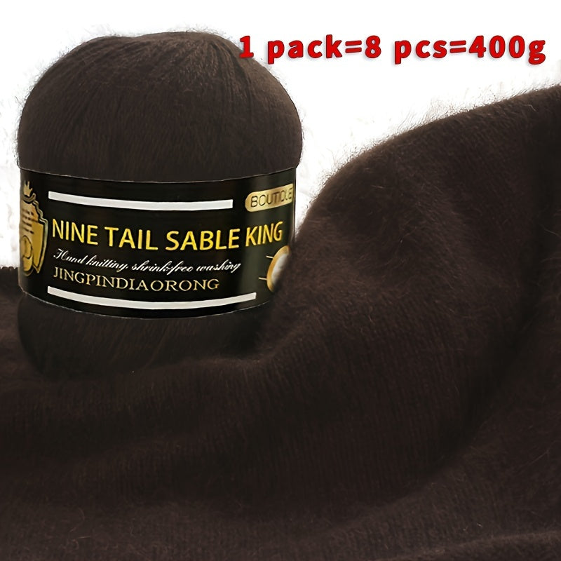 8rolls/pack Wool 10.00%, Cashmere 90.00% Yarn