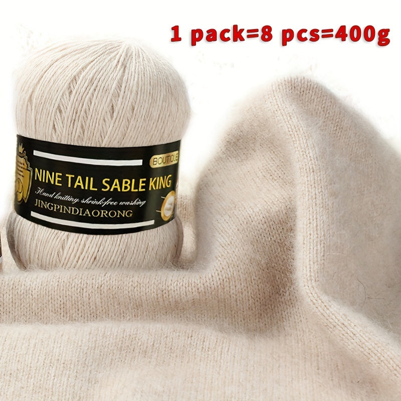 8rolls/pack Wool 10.00%, Cashmere 90.00% Yarn