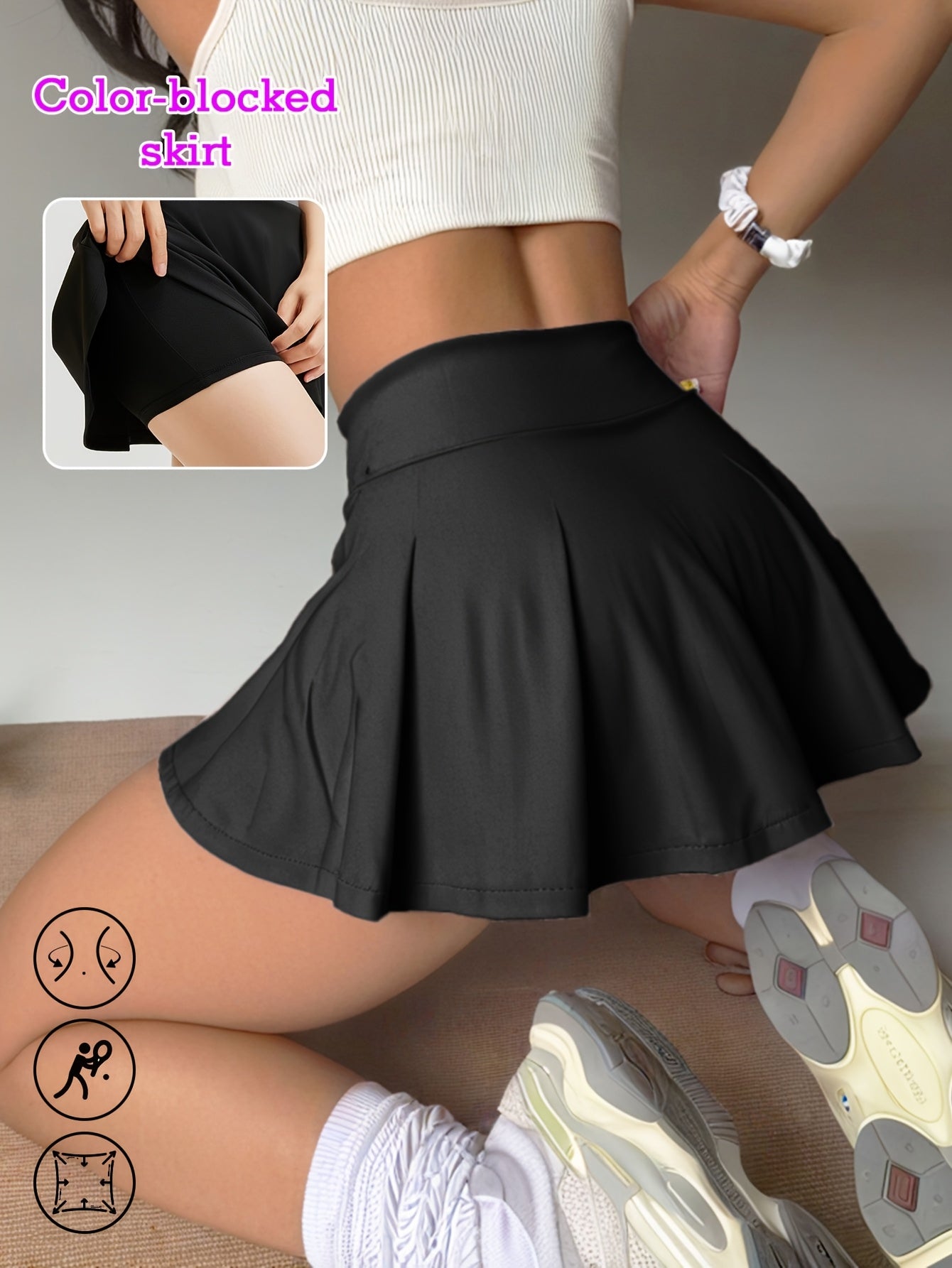 High-Waisted Sports Skirt
