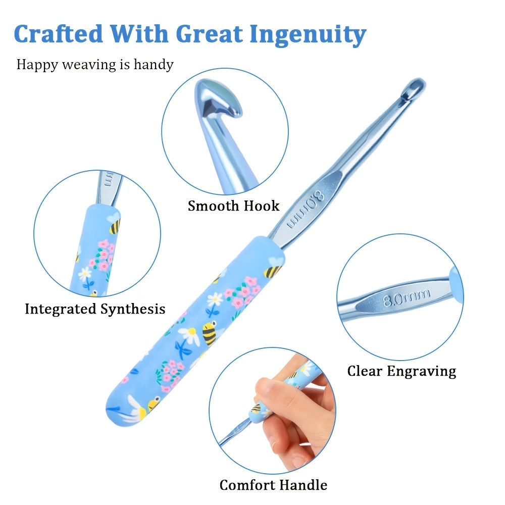 2.5mm to 8mm Bee Crochet Hook
