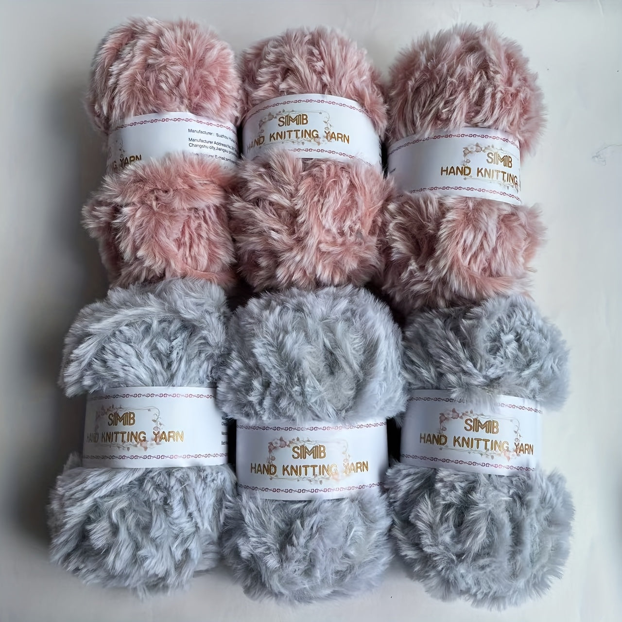 Fake Cozy Mink Fur Recycle Yarn