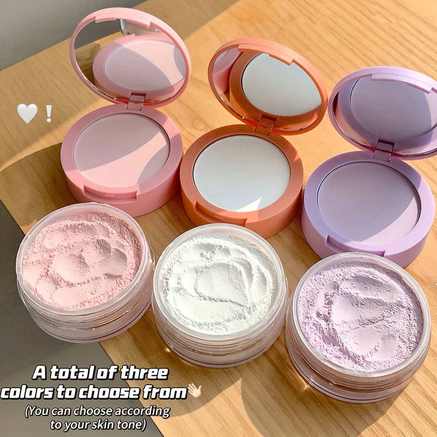 Dual-Effect Translucent Loose Powder