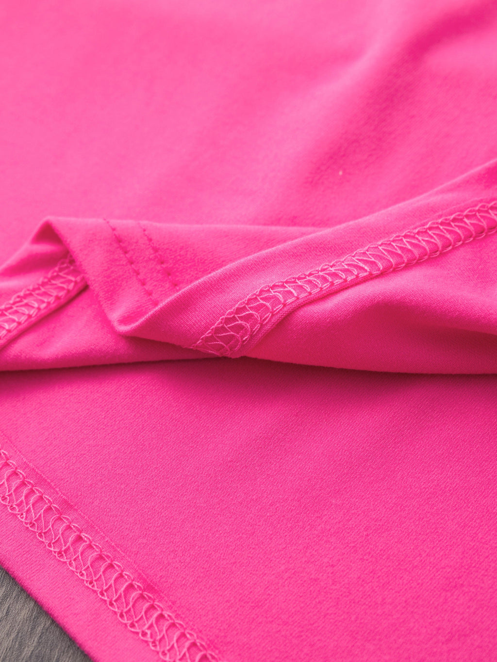 Soft Polyester Crew Neck Short Sleeve T-Shirt