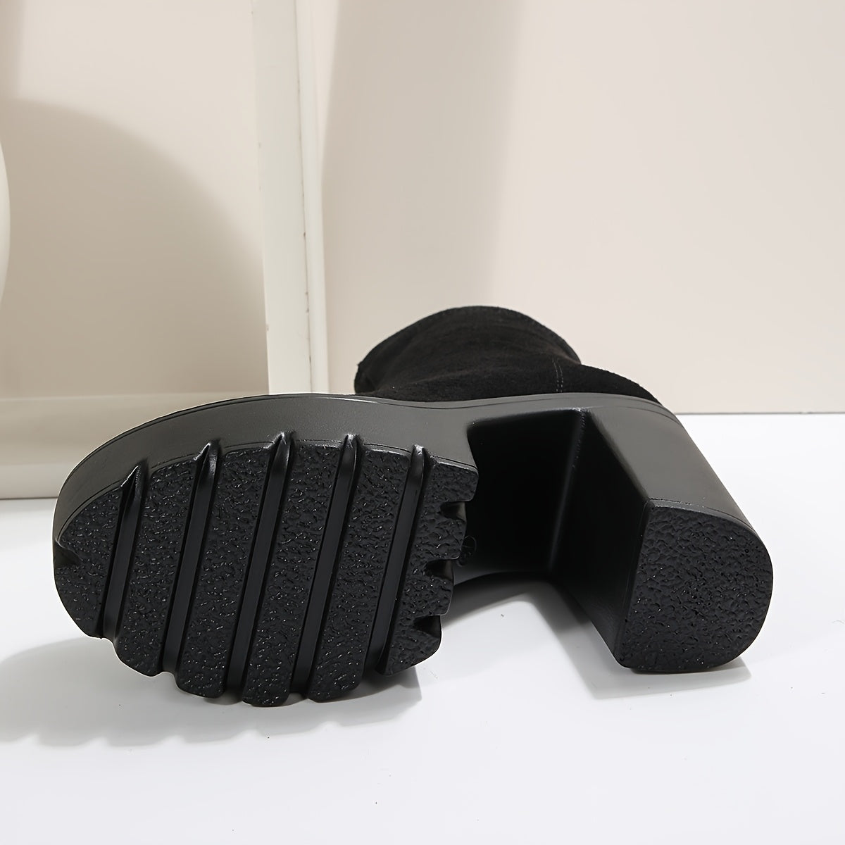 Chunky-Heeled Ankle Boots