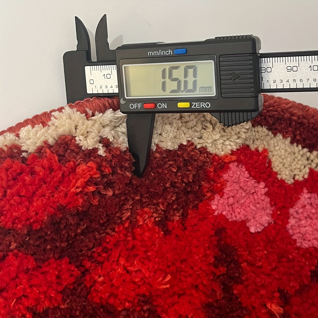 Pomegranate Fruit Shape Bath Rug