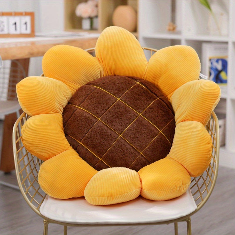 Sunflower Plush Cushion