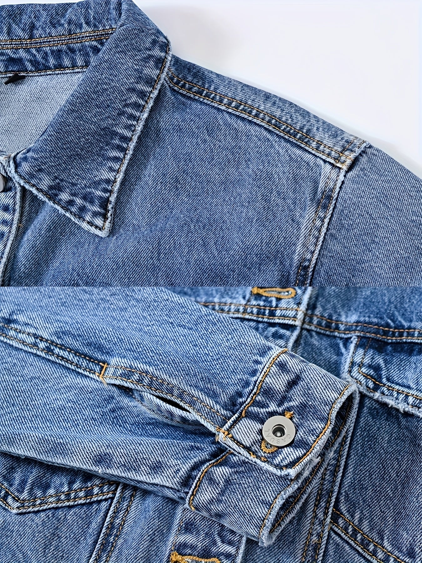 Vintage Washed Denim Jacket