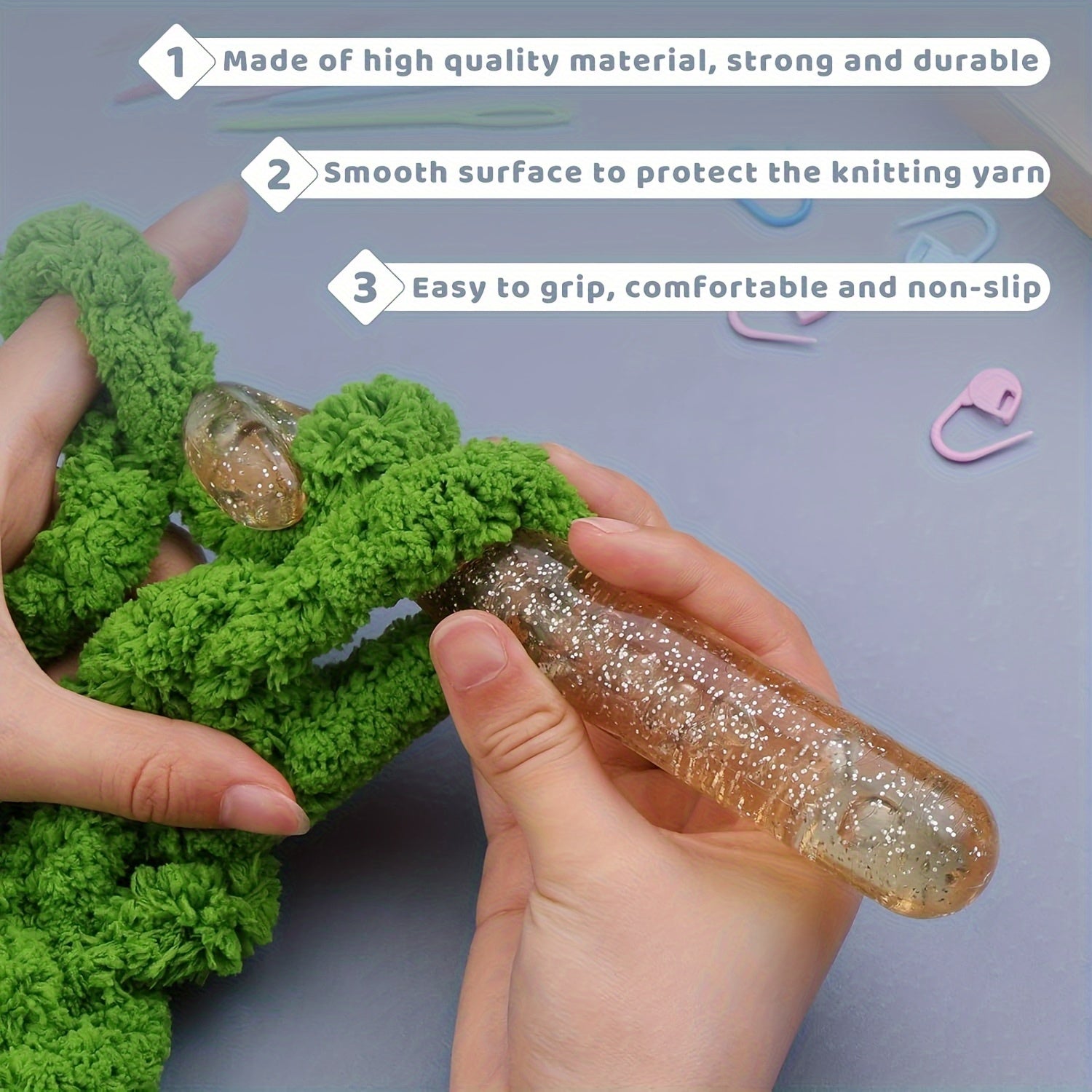 1pc/3pcs/5pcs Large Crochet Hook