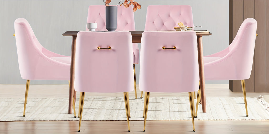 Velvet Dining Chairs Set Of 6