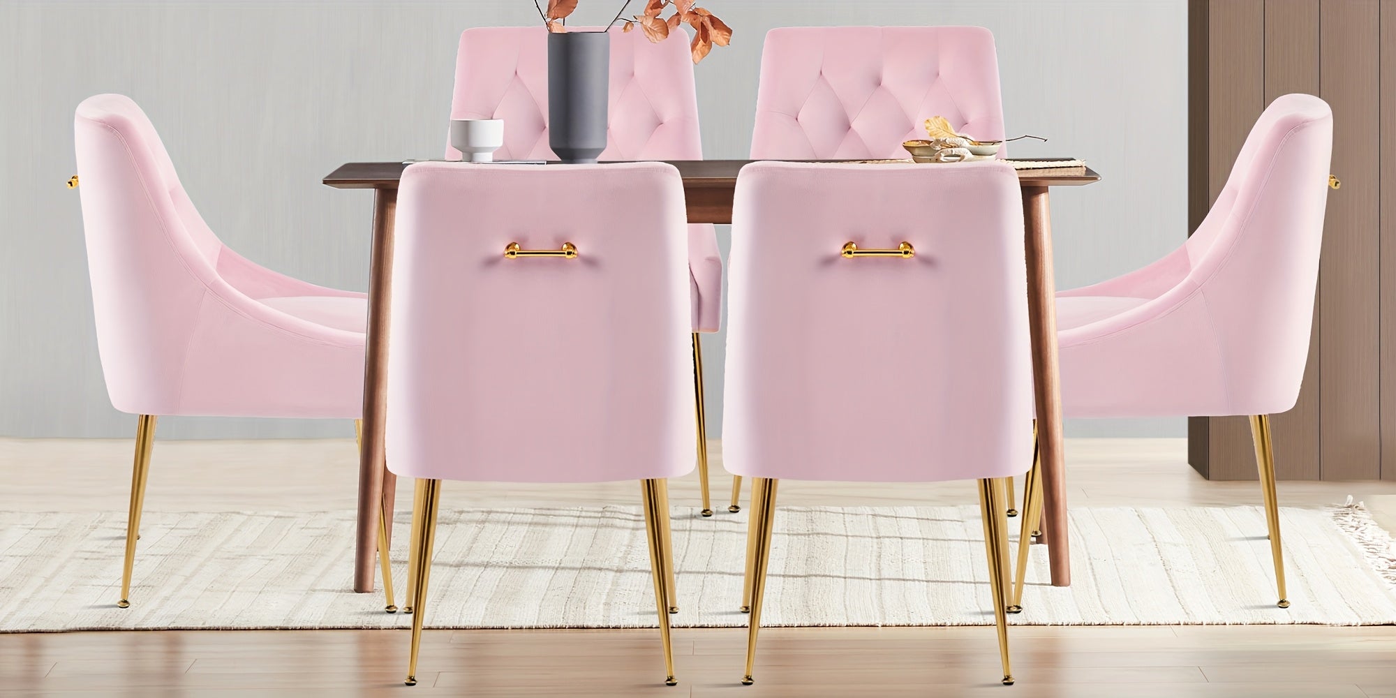 Velvet Dining Chairs Set Of 6