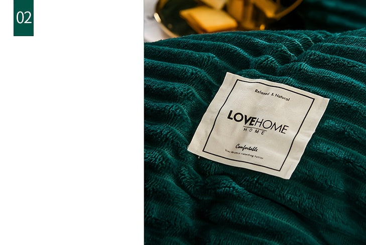 {4 Pieces} Deluxe Puffy Duvet Cover Set