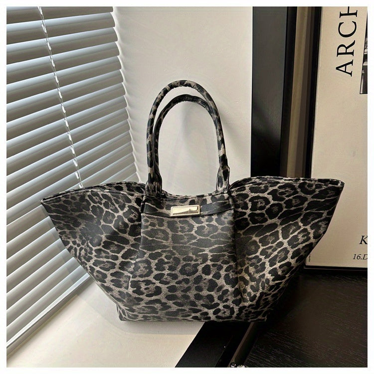 Leopard Print Tote Bag