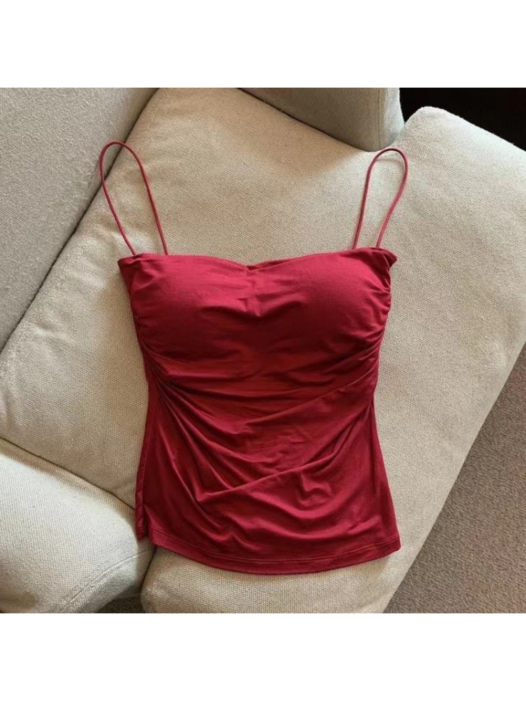 {4pcs} Elegant Spaghetti Strap Camisole Set