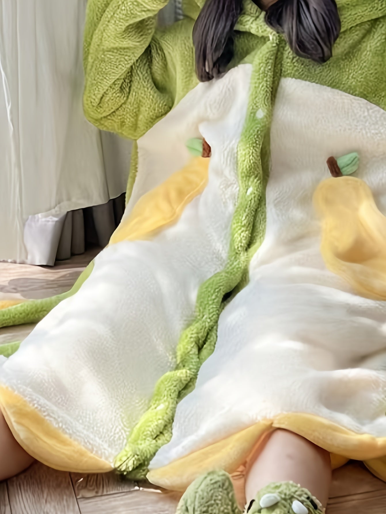 Dinosaur Fleece Robe