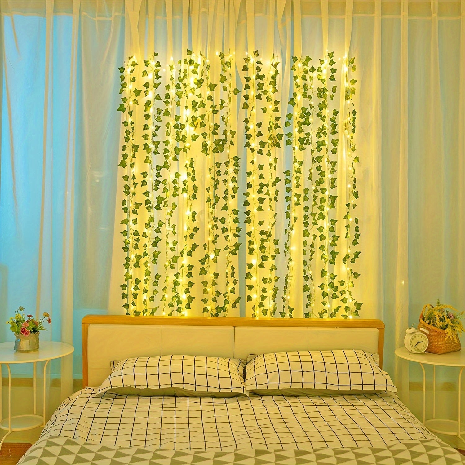 {12pcs] Artificial Ivy Fairy Lights