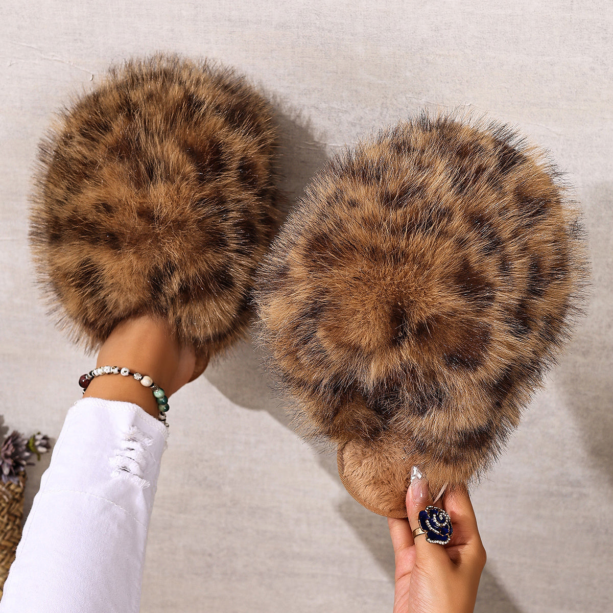 Cozy Leopard Slippers