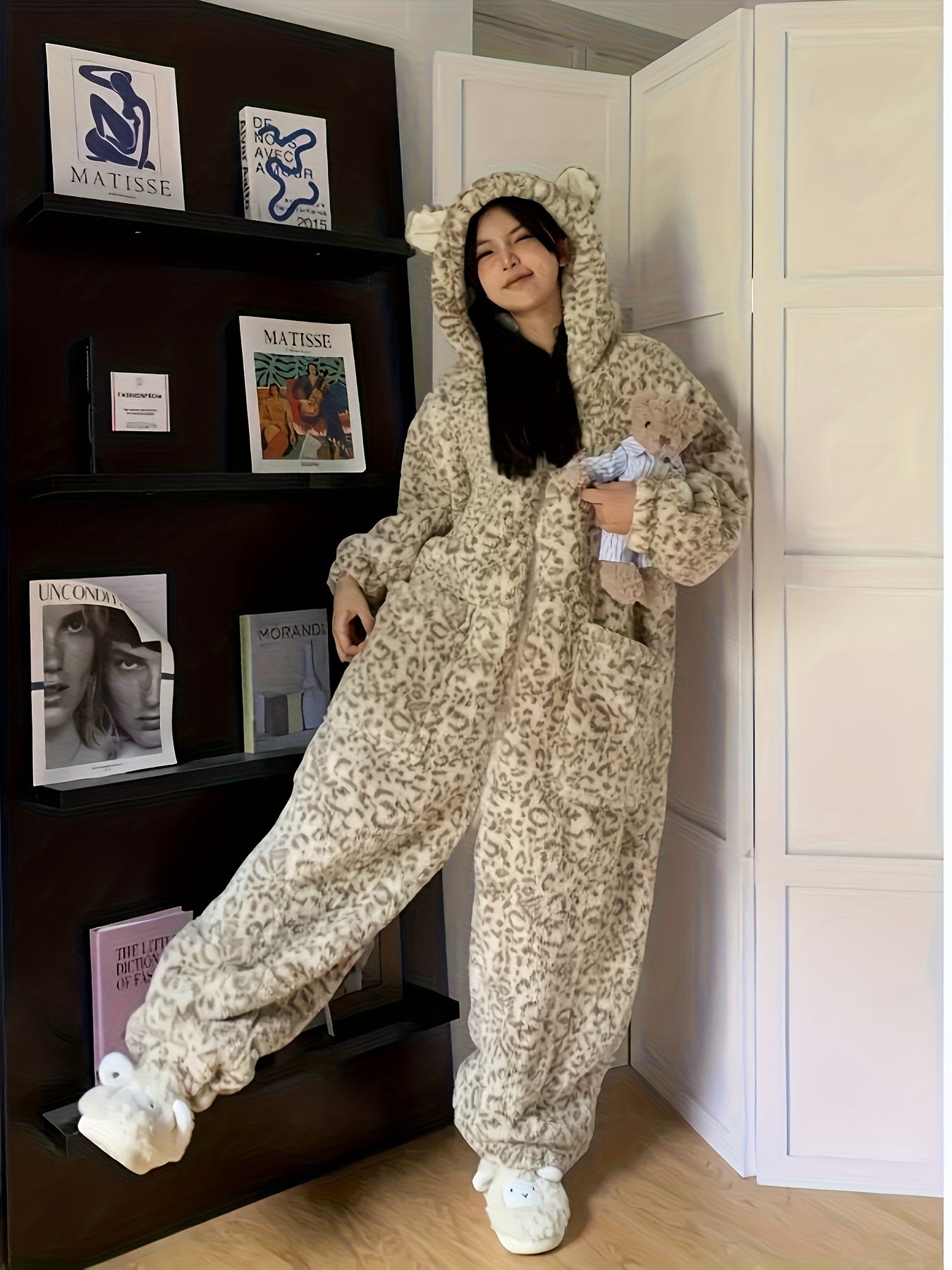 Leopard Print Onesie