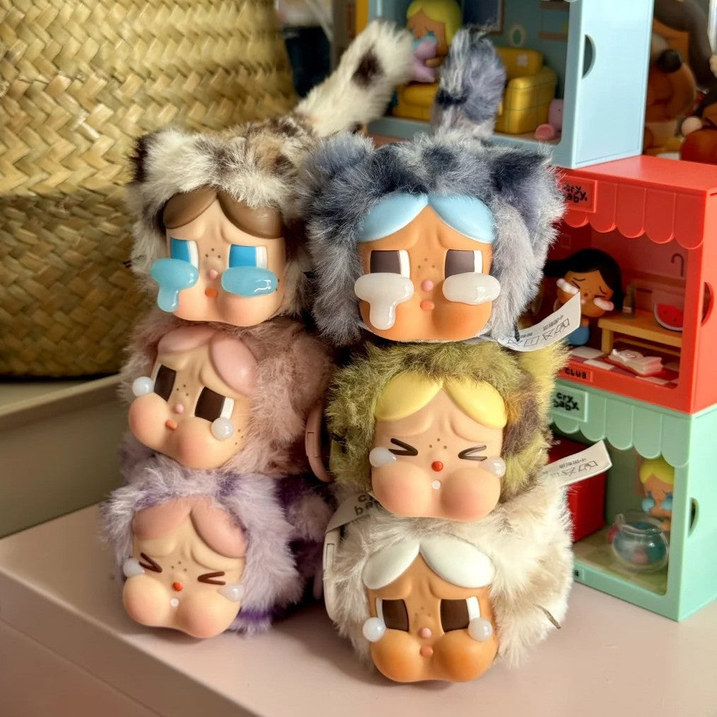POPMART CRYBABY Wild But Cutie Series Mystery Box Plush Pendant Toys