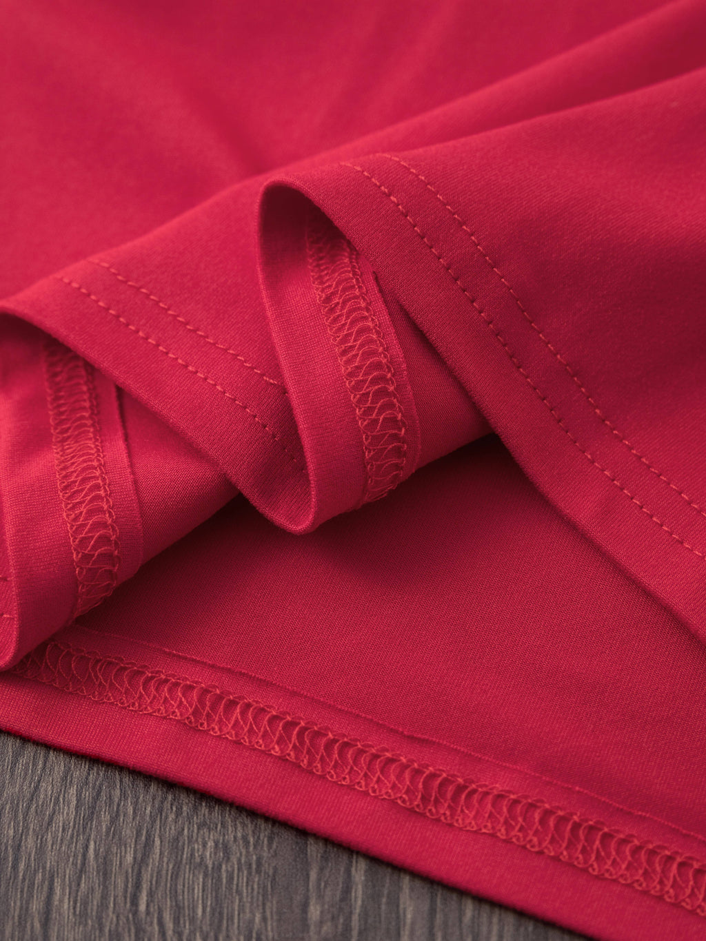 Soft Polyester Crew Neck Short Sleeve T-Shirt