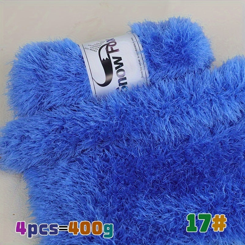 400g Lash Yarn Artificial Fur Fleece Yarn