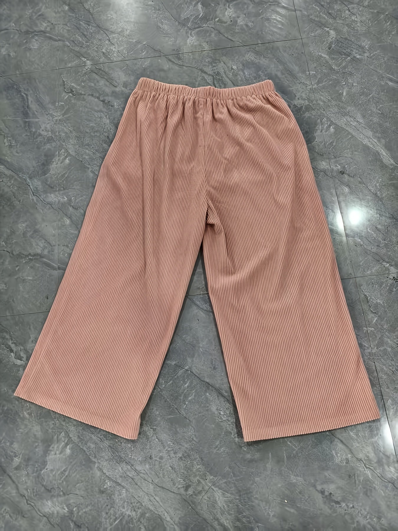Elegant Pink Corduroy Pants