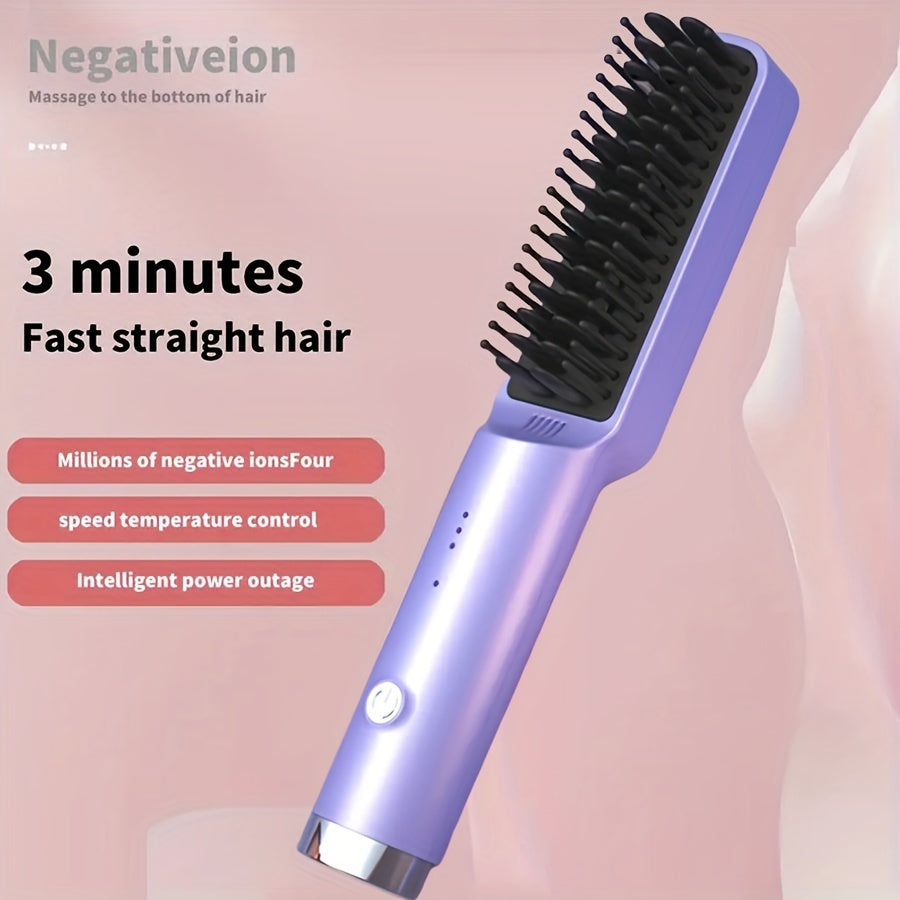 3-Minute Fast Straight Hair Comb with Ceramic Heating