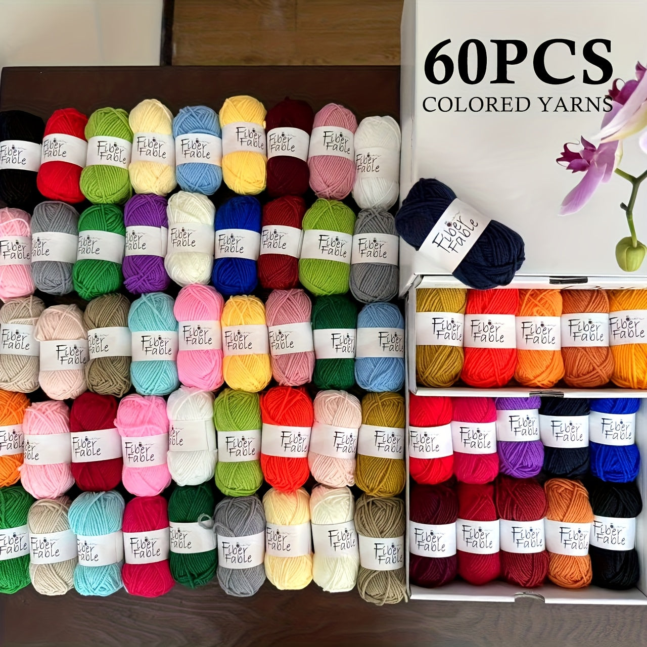 30/60pcs, Milk Yarn