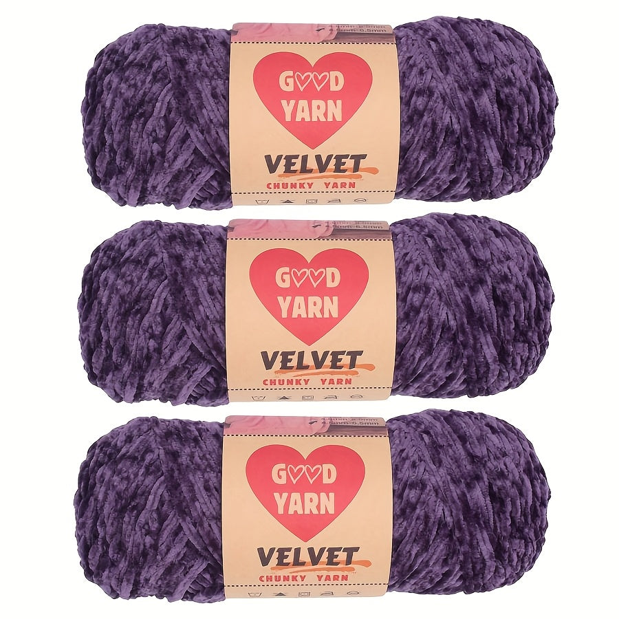 600g Big Chenille Velvet Yarn