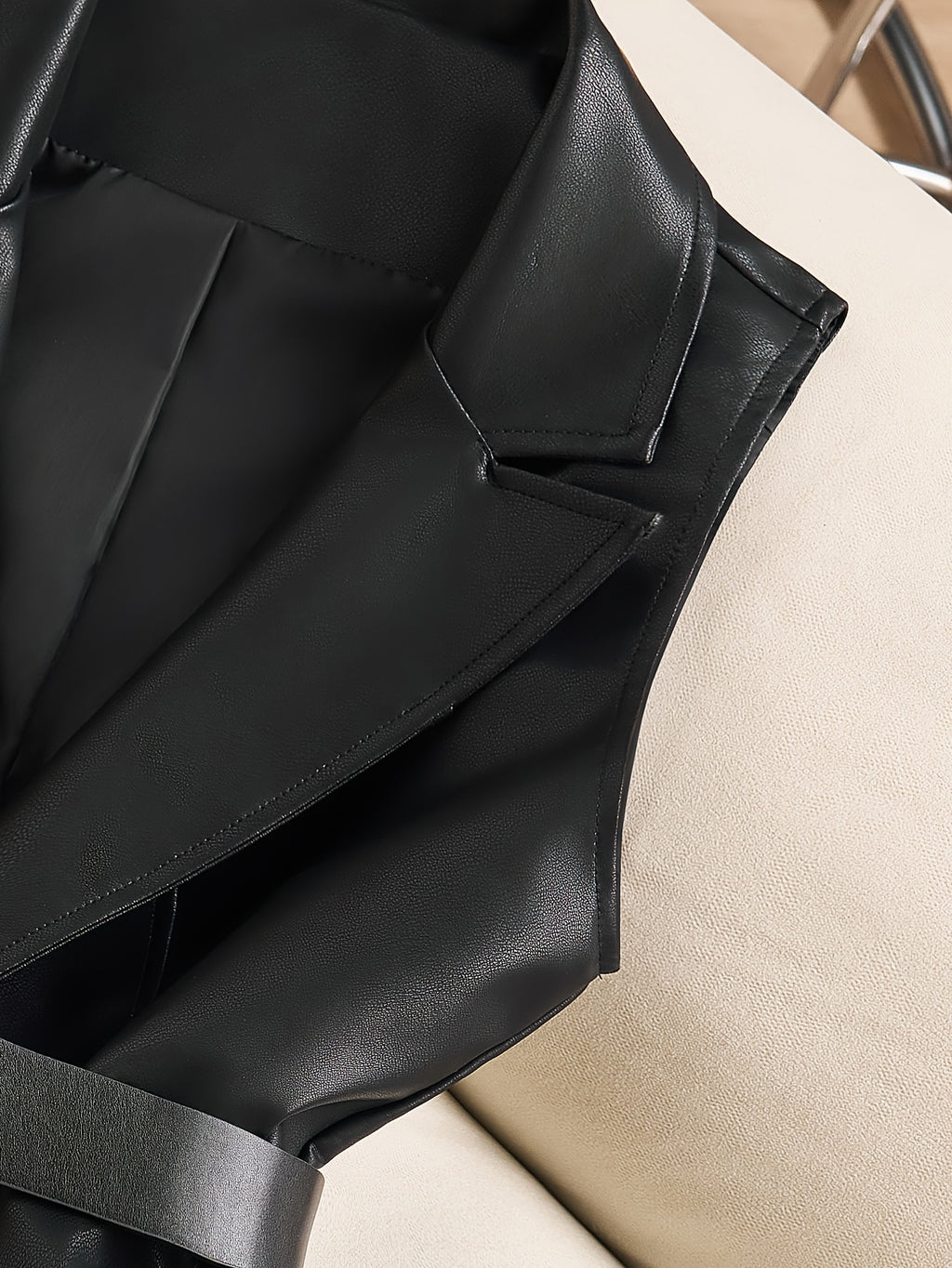 Stylish Waist-Cinched Vest