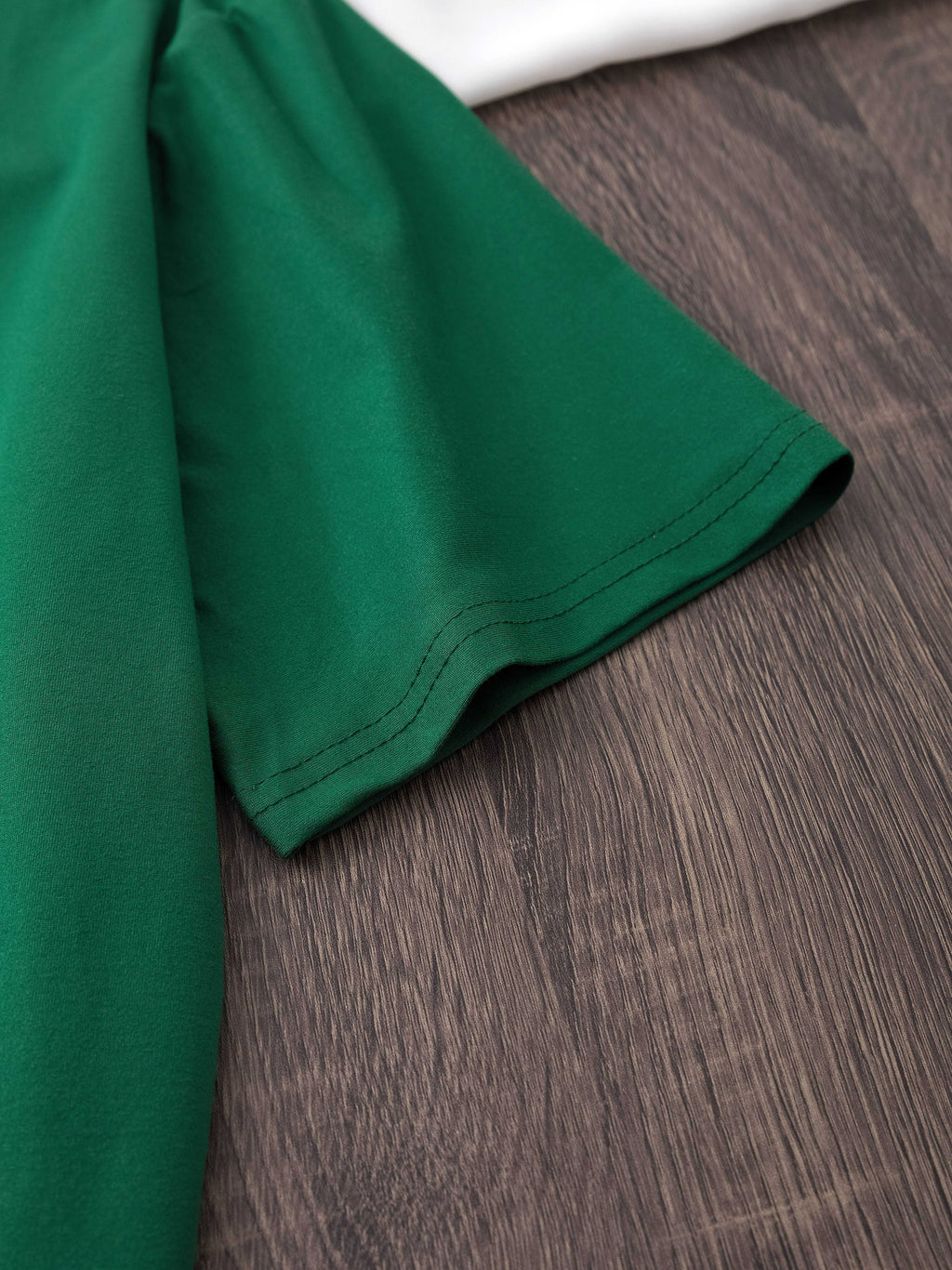 Soft Polyester Crew Neck Short Sleeve T-Shirt