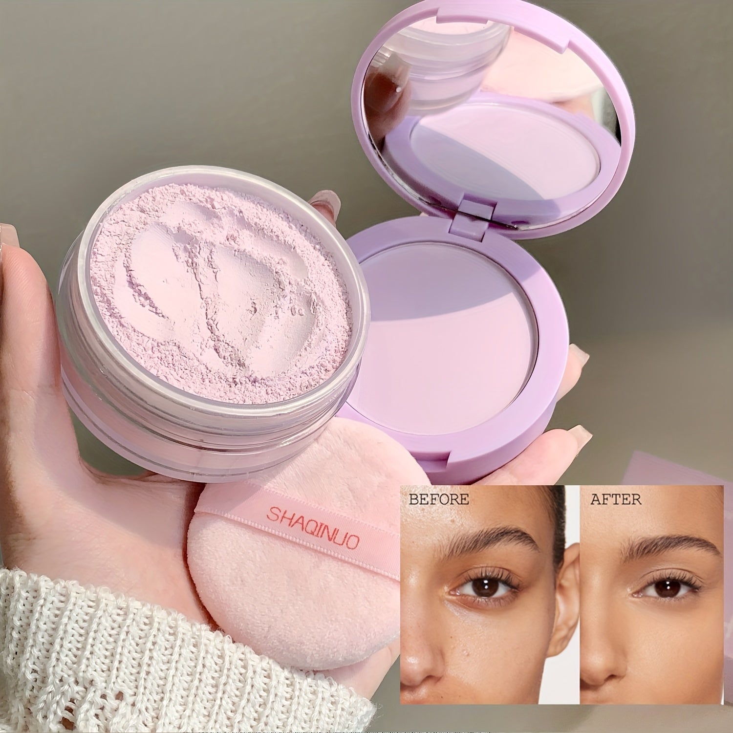 Dual-Effect Translucent Loose Powder