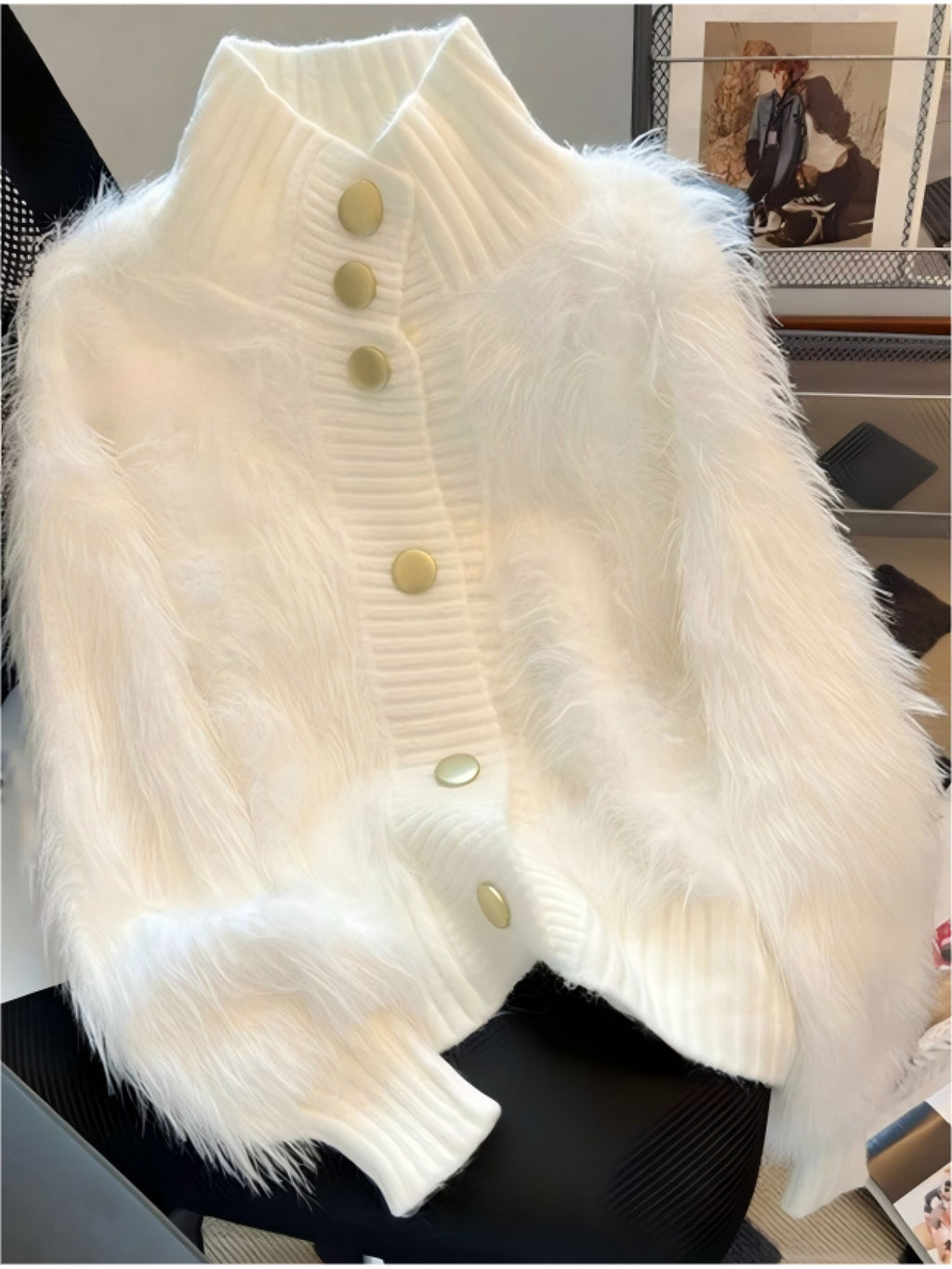 Turtleneck Sweater Coat