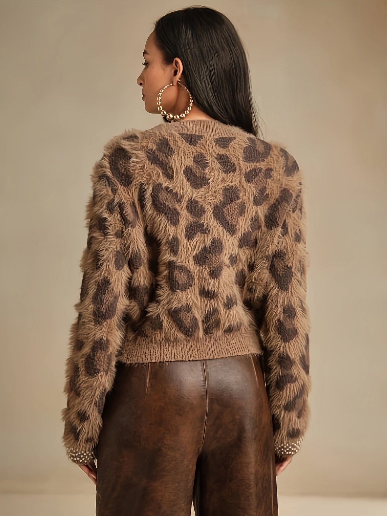 Luxurious Leopard Sweater