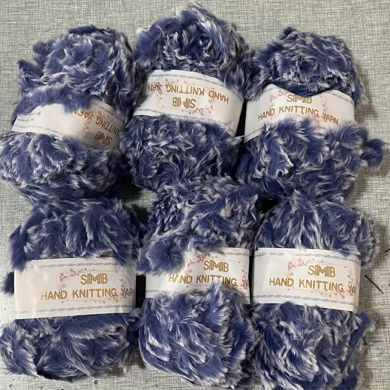 Fake Cozy Mink Fur Recycle Yarn