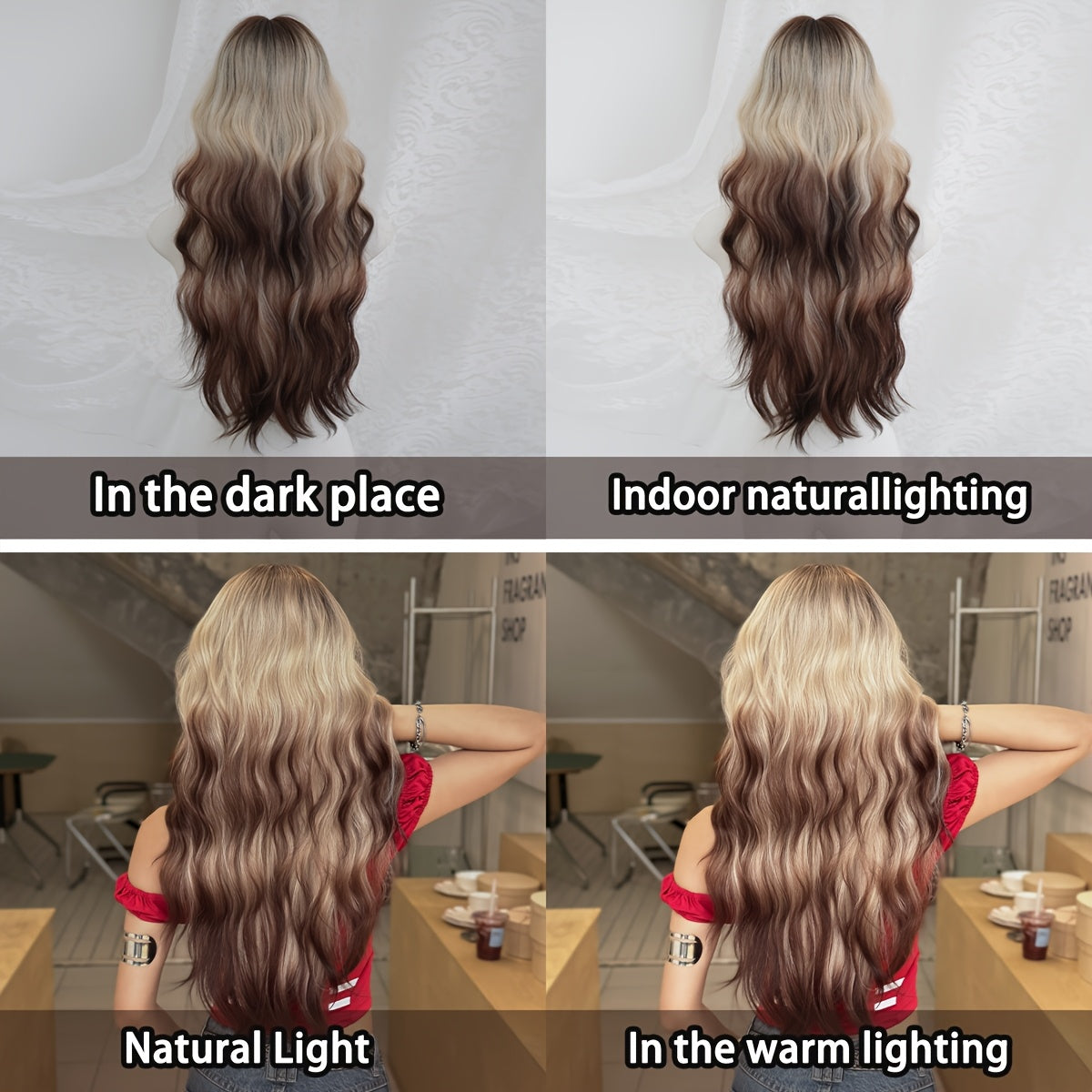 Long Water Wave Ombre Wig