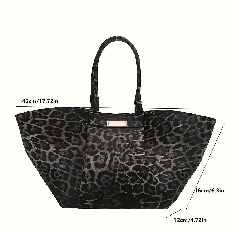 Leopard Print Tote Bag