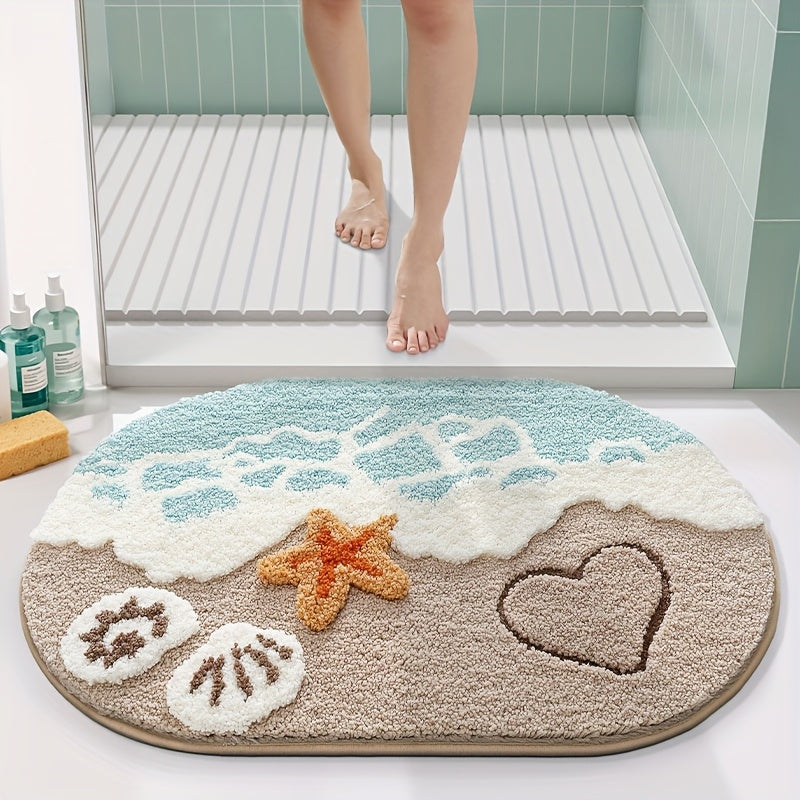 Beach Plush Bath Mat