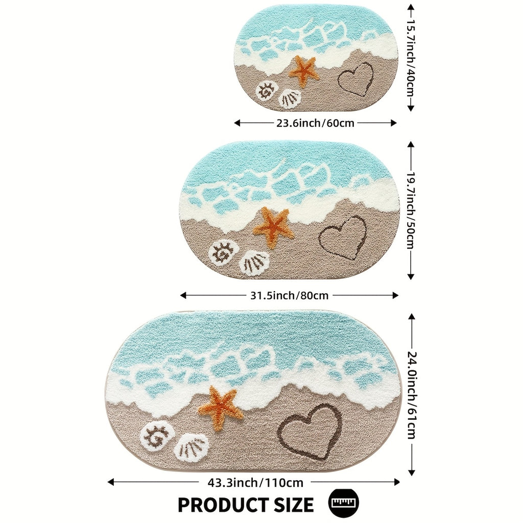 Beach Plush Bath Mat